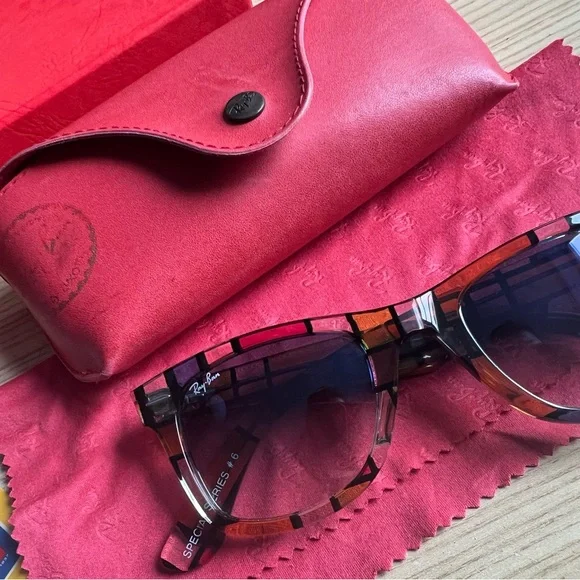 Ray-Ban Multicolor Rare Print Special Series Geometric Glasses Ray-Ban Multicolor Rare Print Special Series Geometric Glasses main image 3